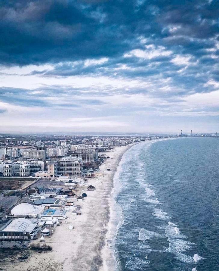 Wave 2 Mamaia Prima Linie Vedere La Mare 120Mp Năvodari Exteriör bild