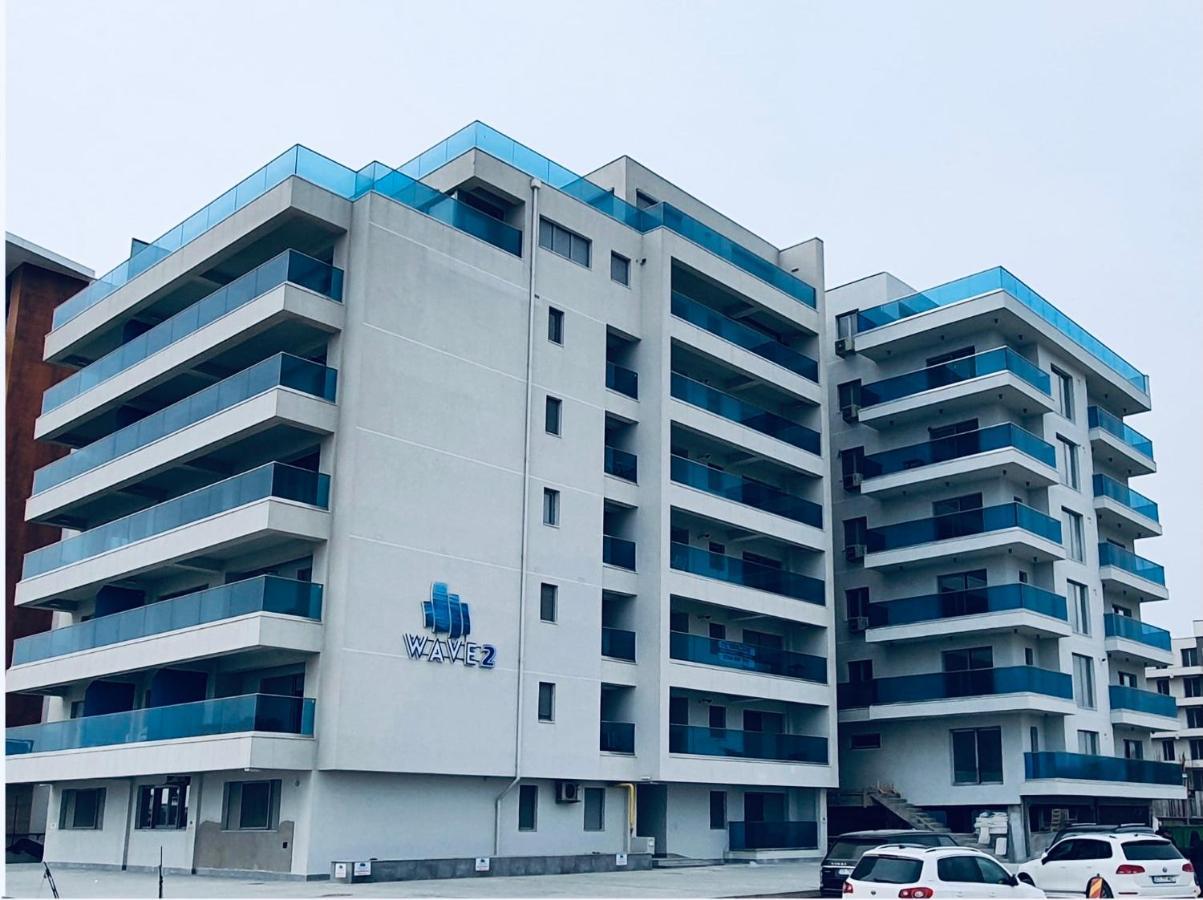 Wave 2 Mamaia Prima Linie Vedere La Mare 120Mp Năvodari Exteriör bild